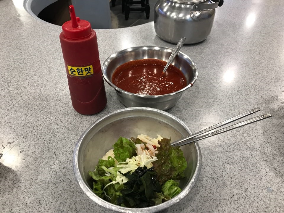 남포동 할매집 회국수 - 부산 애견동반 여행