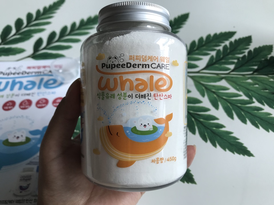 강아지 탄산스파 퍼피덤케어 웨일