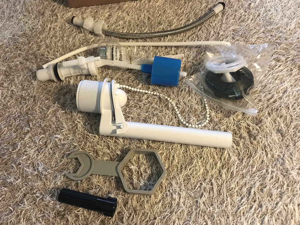 화장품 변기 부속품 셀프 교체기