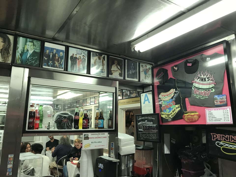  LA 핑크스핫도그 (Pink's Hot Dogs), 로스앤젤레스, 캘리포니아, CA