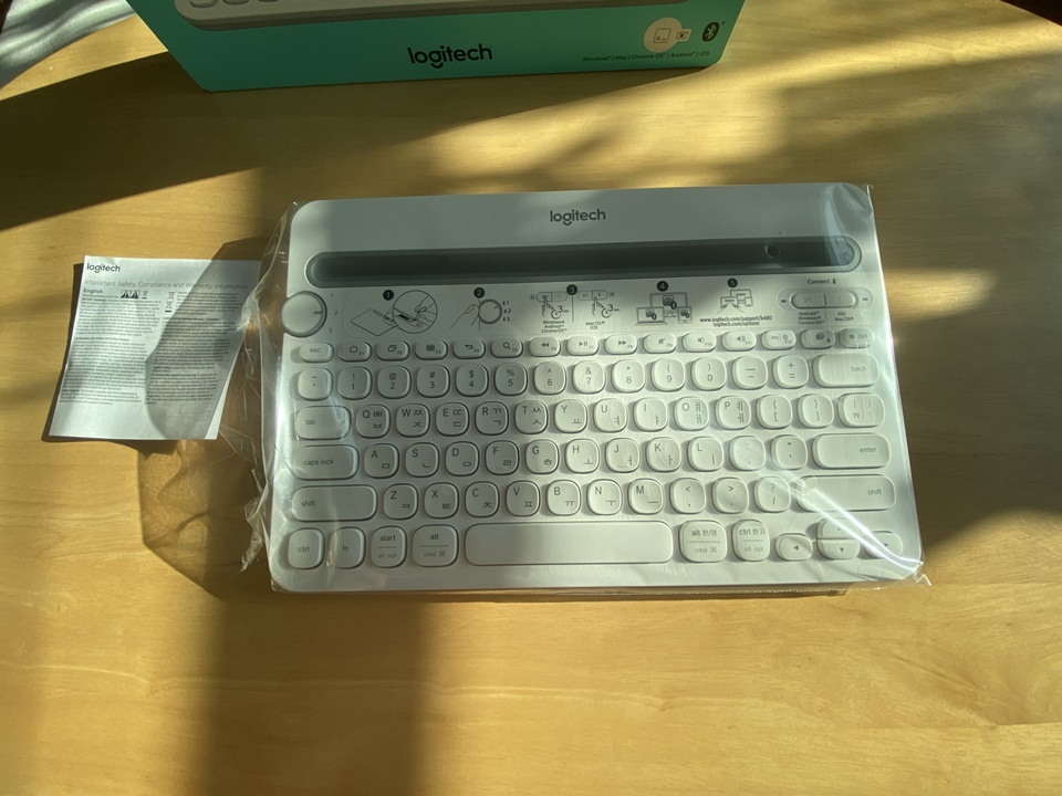로지텍 K480 블루투수 키보드 구입 및 개봉 그리고 사용기