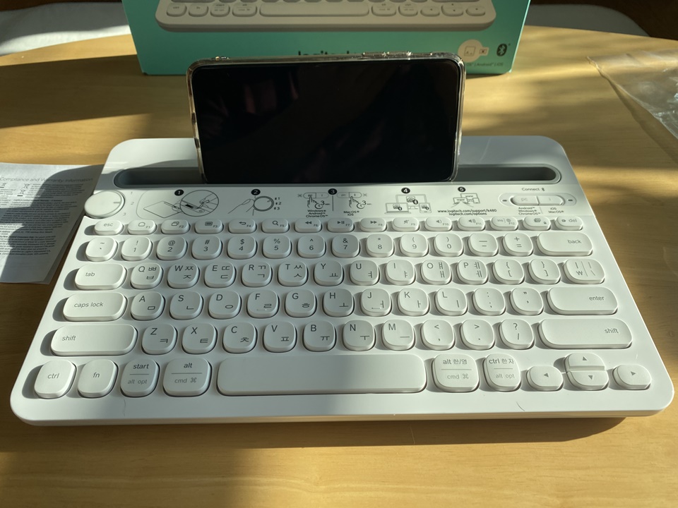 로지텍 K480 블루투수 키보드 구입 및 개봉 그리고 사용기