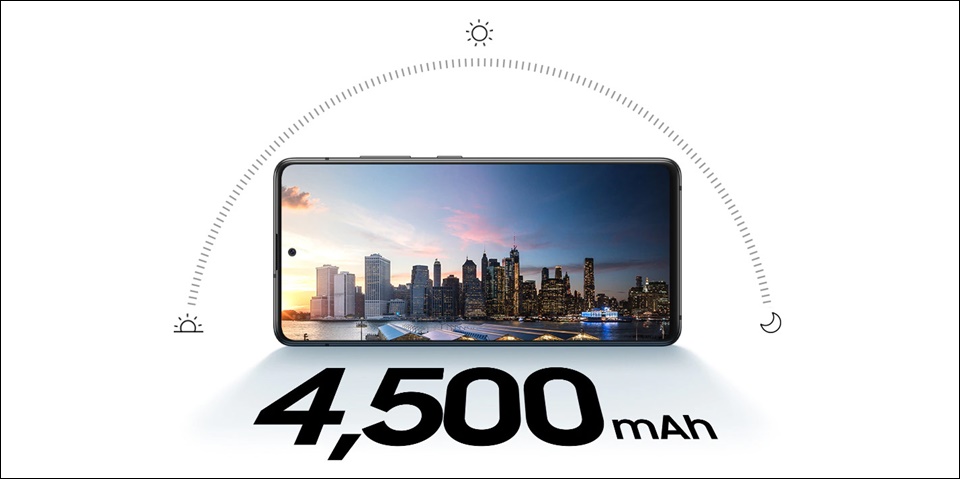 갤럭시A51 5G 4,500mAh 배터리