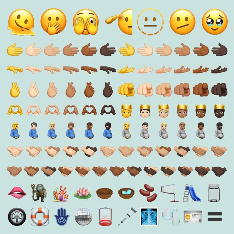 iOS 15.4 이모티콘