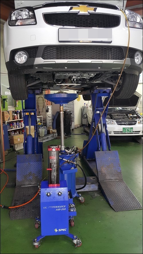 올란도 LPGI 모튤 LCV 5W30 첫 엔진오일 교환