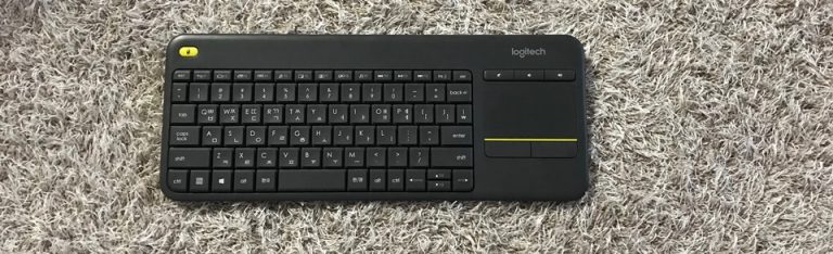 로지텍 무선 터치 키보드 K400 플러스 TV 사용기