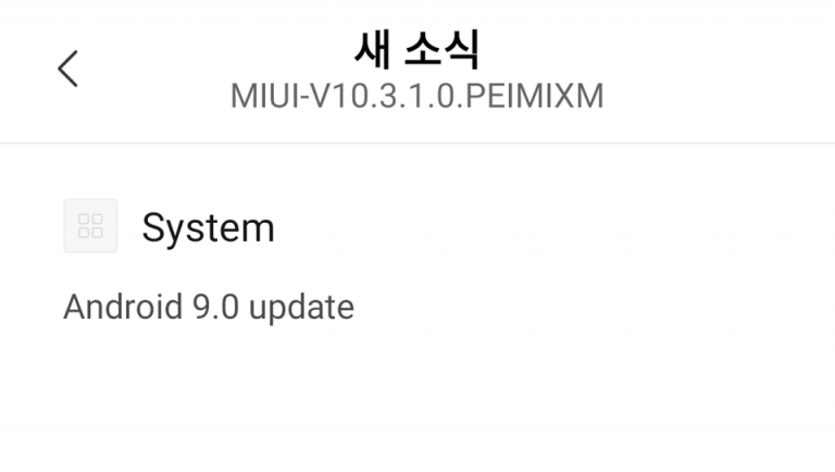홍미노트5 안드로이드 파이(9.0) 업데이트 후기