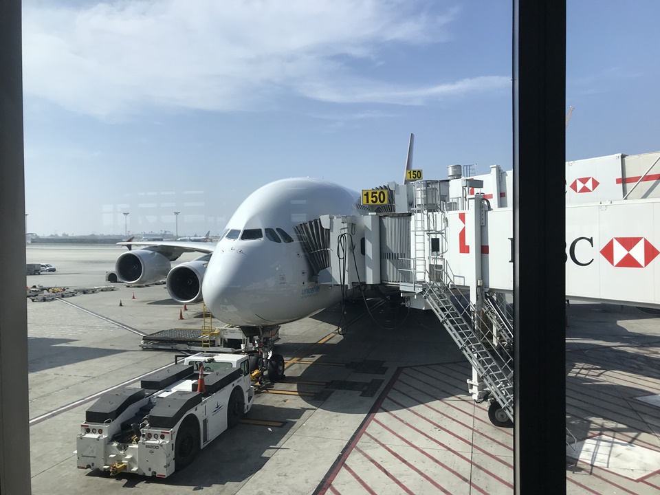  여행의 끝 LAX 공항으로, LA - 인천아시아나 항공 OZ201 이코노미, 기내식, A380