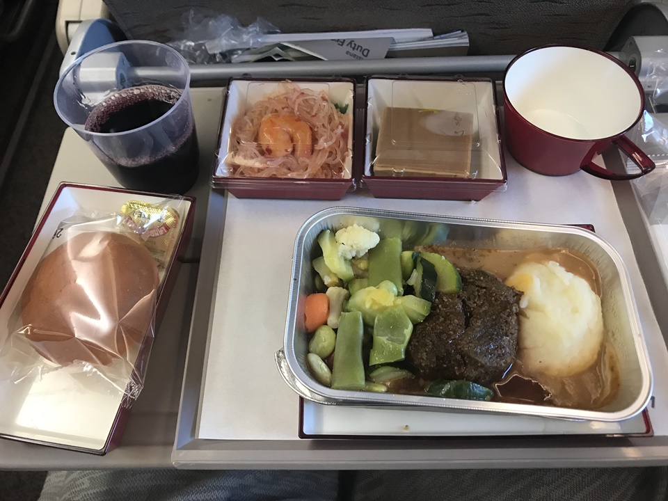  여행의 끝 LAX 공항으로, LA - 인천아시아나 항공 OZ201 이코노미, 기내식, A380
