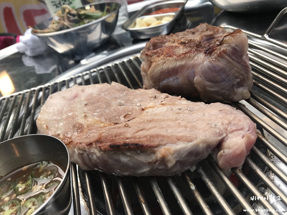 성산동 마포구청인근 애견동반가능식당 숯돌이네 돼지