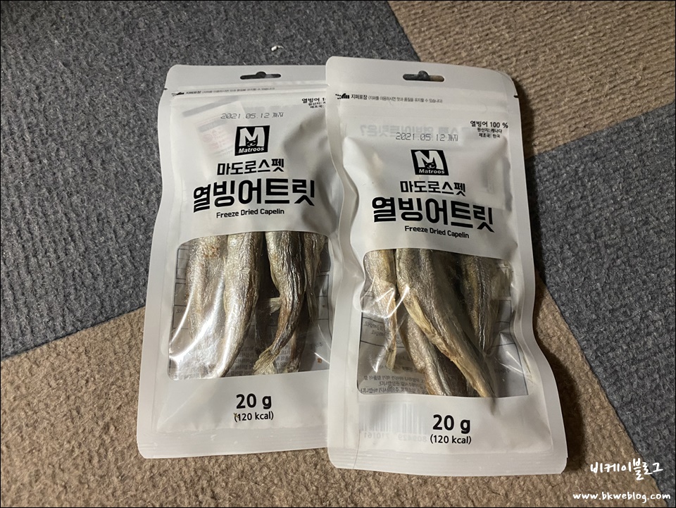 마도로스펫 열빙어 트릿, 강력추천 강아지 간식