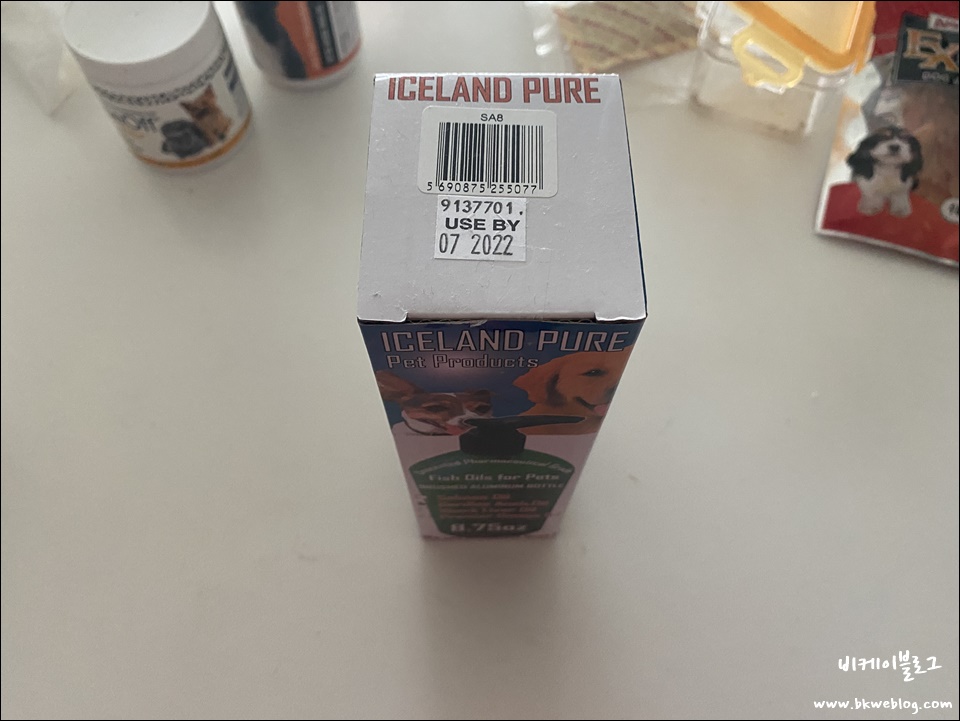 아이슬란드퓨어 사딘 앤초비 오일, 강아지 오메가3