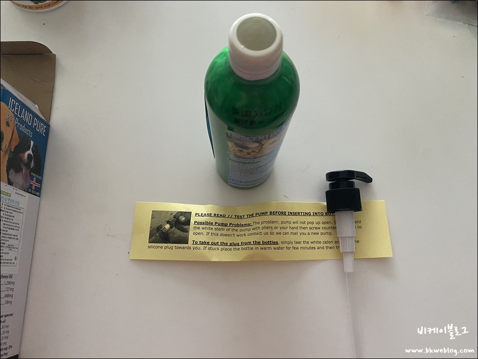 아이슬란드퓨어 사딘 앤초비 오일, 강아지 오메가3