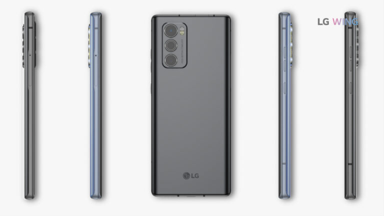 LG 스위블폰 윙 공개