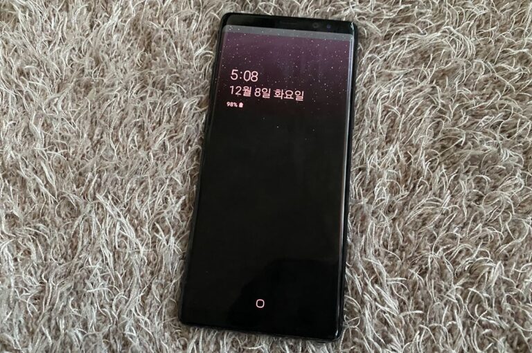 갤럭시노트8 256GB와의 늦은 만남