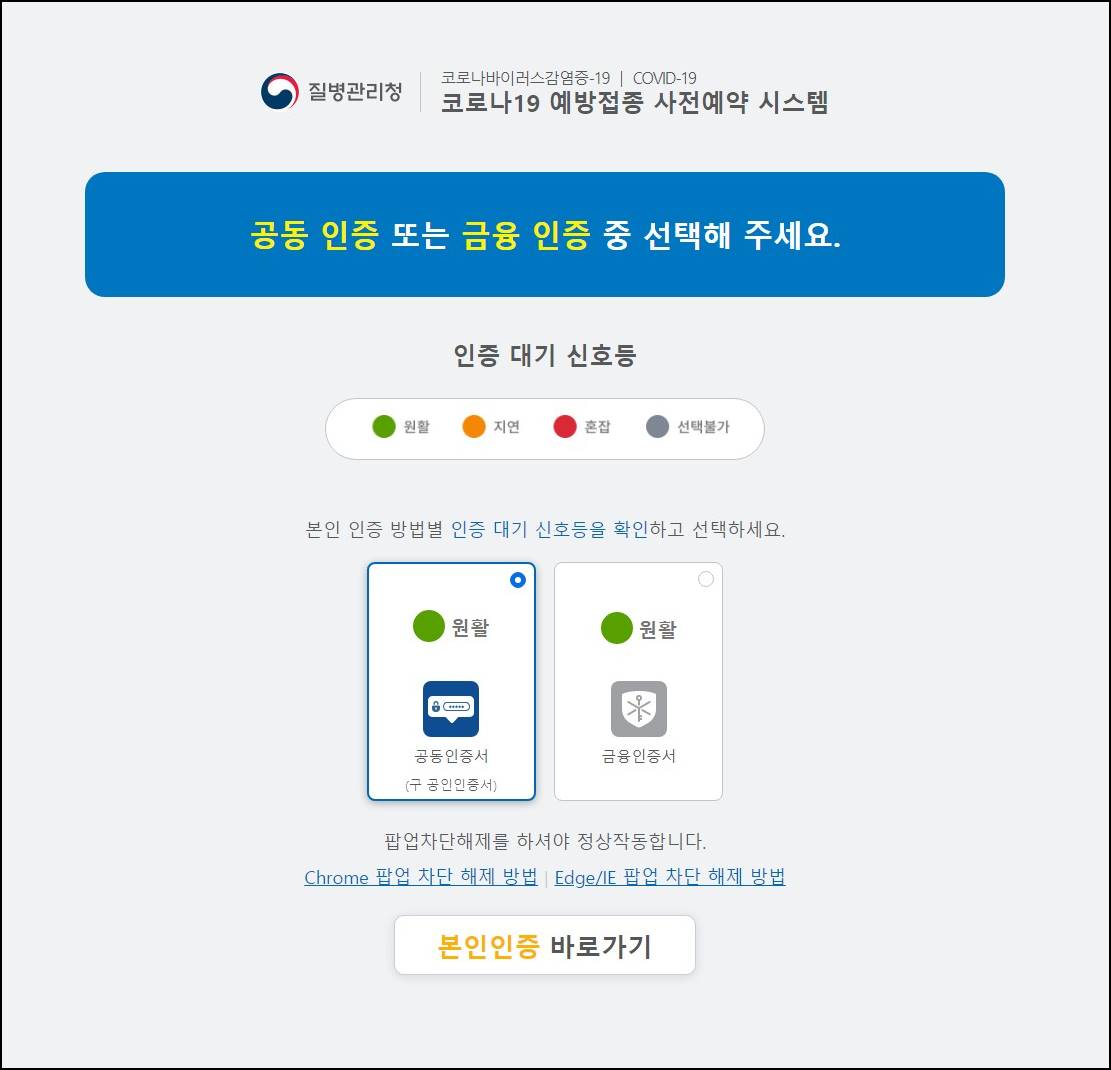 코로나 백신 사전예약 후기