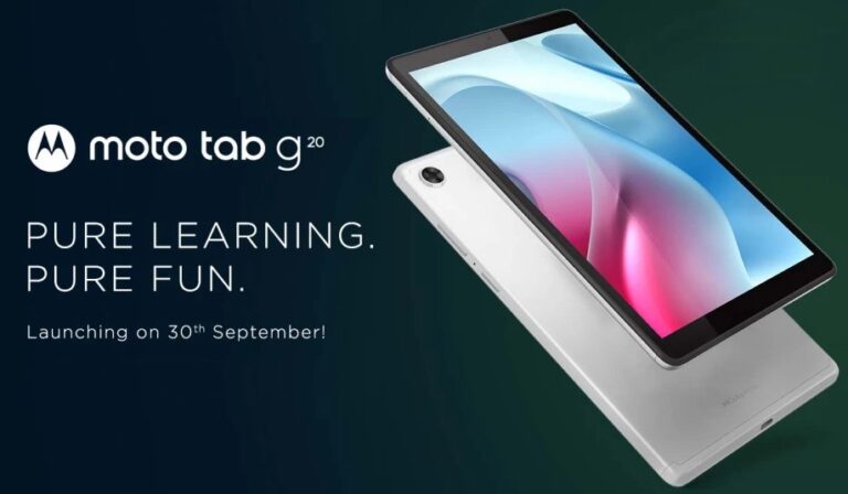모토탭 G20 - 모토로라 8인치 태블릿