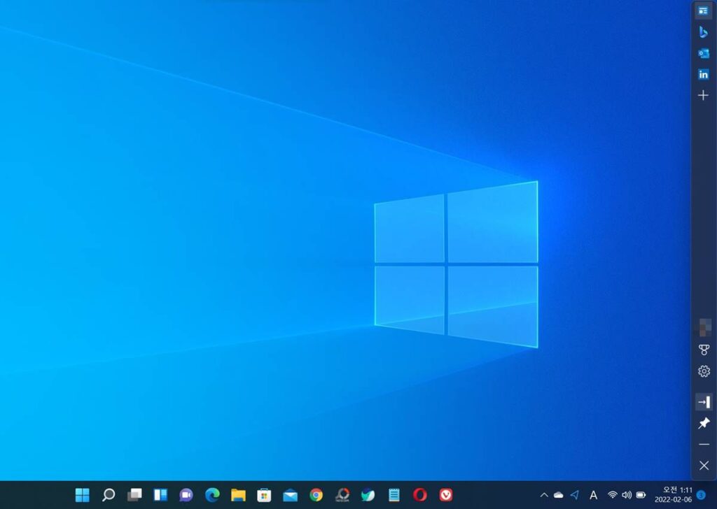 마이크로소프트 엣지 브라우저 98 배포 - 엣지 막대 추가