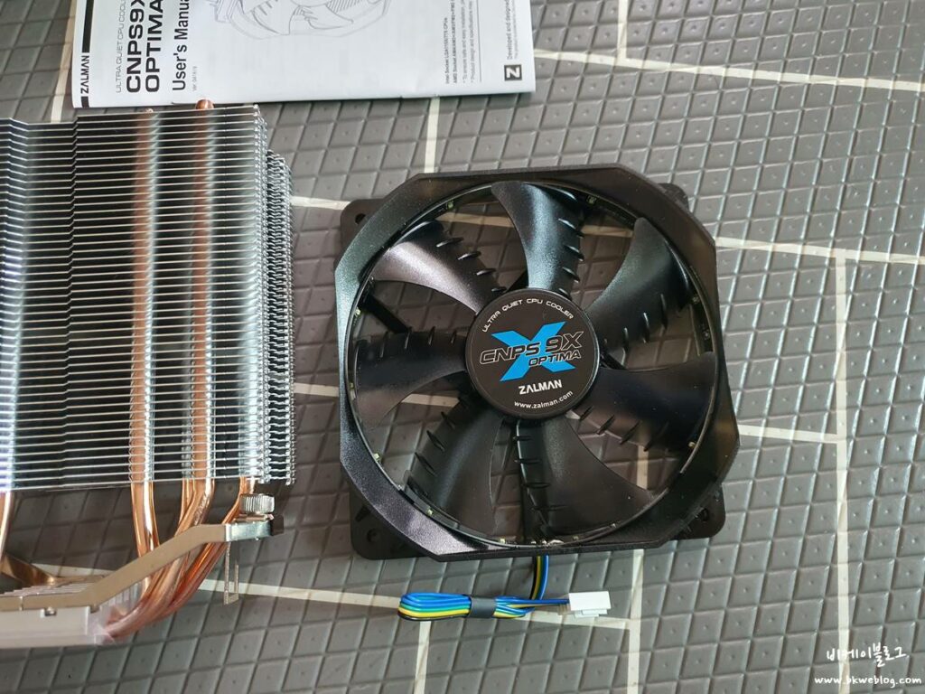 잘만 CNPS9X OPTIMA WHITE LED CPU쿨러