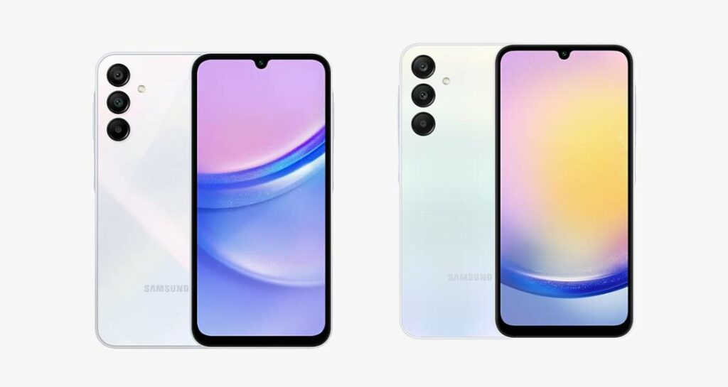 갤럭시 A15와 갤럭시 A25 비교
