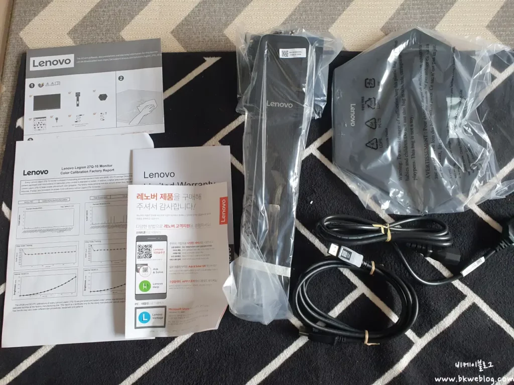 레노버 27Q-10 모니터 구입 및 사용 후기