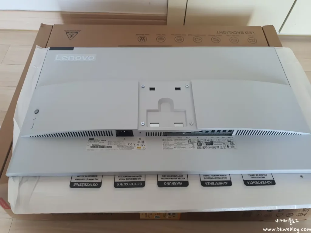 레노버 L27-4A 모니터 후기 - 27인치 QHD 모니터