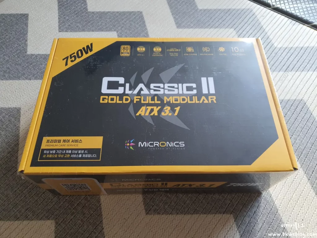 마이크로닉스 750W 골드 파워 교체 및 후기